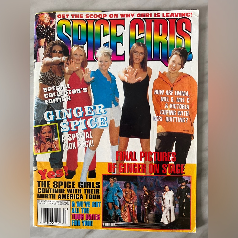 SPICE GIRLS Collector's Magazine Vol 1 No 3 1998